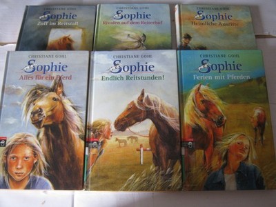Christiane Gohl 6 Bände Sophie Pferdenbücher für junge Mädchen