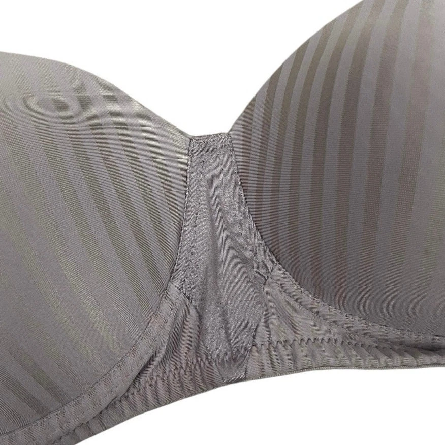 Sujetador acolchado a rayas púrpura Playtex  Foto 3 de 4