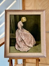 1960s Print ?The Secret? by Joanne Pemberton-Longman in Original Frame