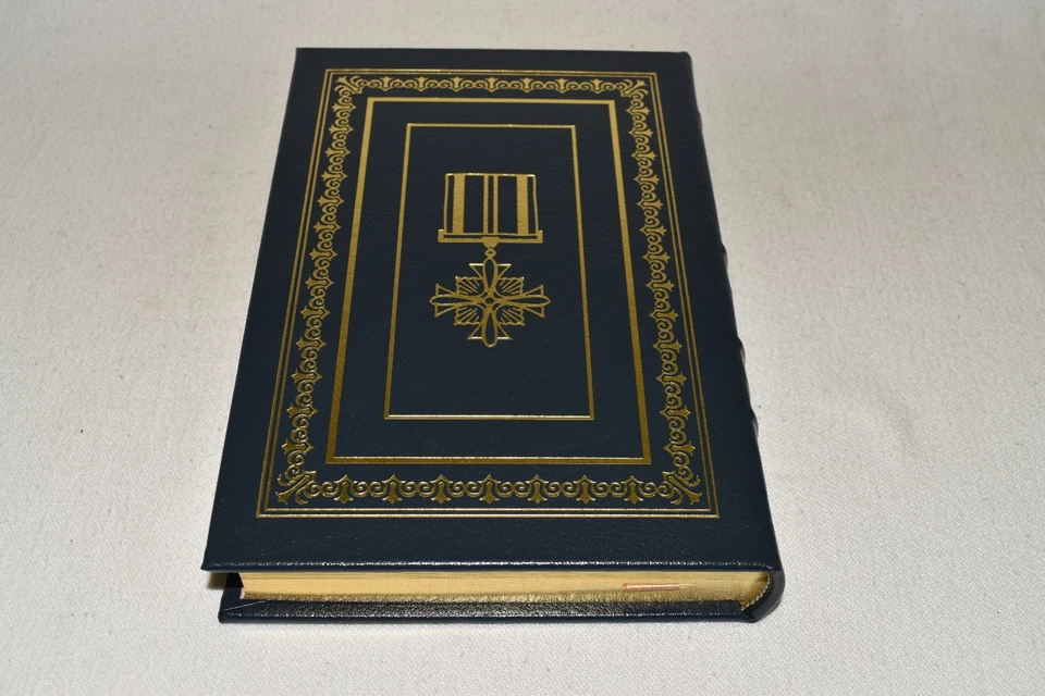 SIGNED Easton Press DEATH OF SANTINI FATHER SON Conroy 1ST #295/550 LEATHER FINE Foto 2 de 4