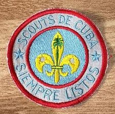 Scouts De Cuba Siempre Listos Boy Scout ALWAYS READY PATCH ORIGINAL 1940s