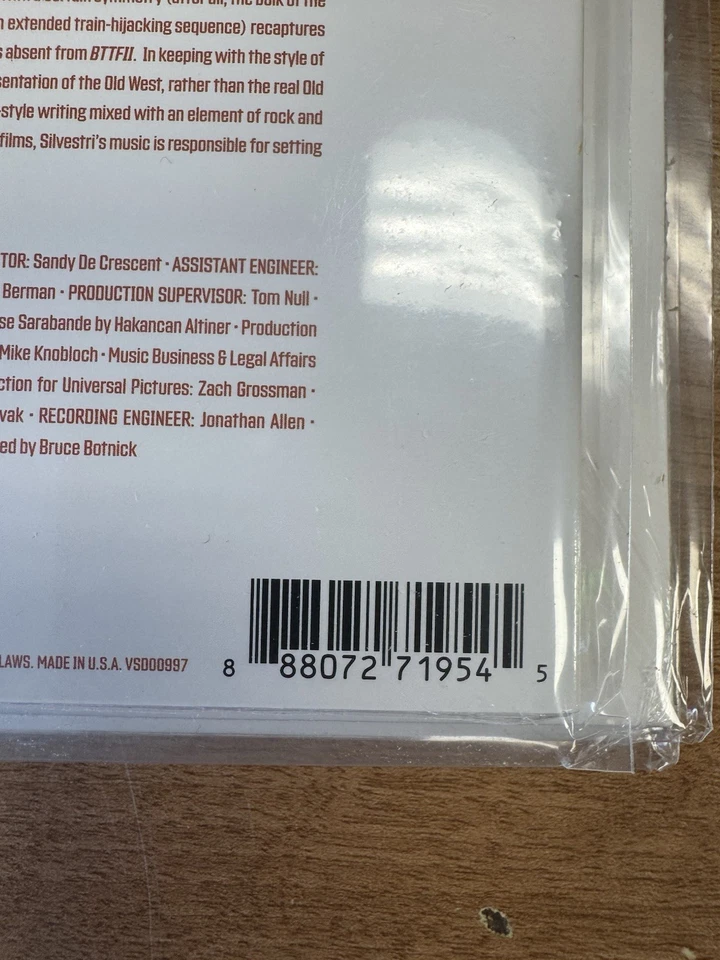 Alan Silvestri The Back To The Future Trilogy "Doc" Brown vinyl lp RSD 2025 BF - Image 4 of 4