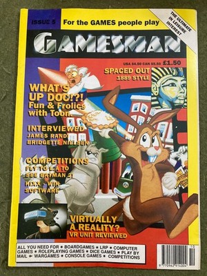 GAMESMAN MAGAZIN - #5 (SCI-FI/FANTASY GAMING, RPG's, FILME etc,) 1991