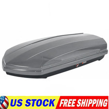 19.4 Cubic Feet Car Rooftop Cargo Box Carrier Roof Mount Travel Luggage Storage