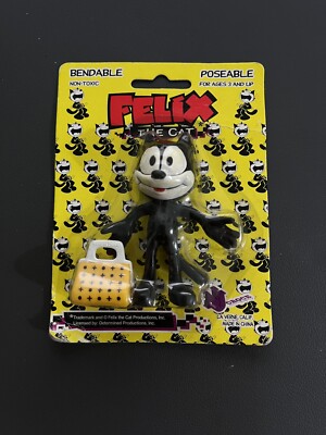 FELIX The Cat Bendable Poseable Action Figure NJ Croce NEW | eBay