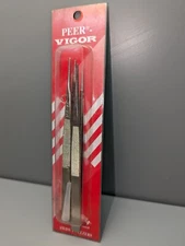 NEW TWIN PACK Peer Vigor Grobet USA Swiss Tweezers TW-354 Precision Tools