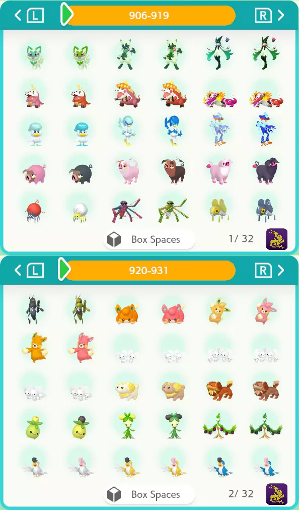 Pokédex da 9ª Geração - Todos os Novos Pokémon de Paldea