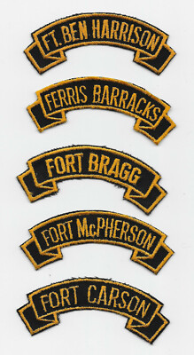 US ARMY TAB SET OF 5 PCS. HARD TO FIND TABS LOT 1 | eBay