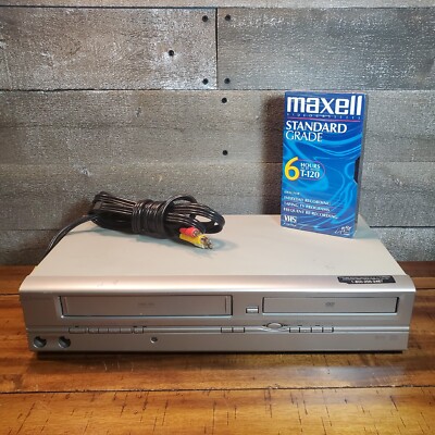 EMERSON EWD2004 DVD/VCR COMBO Player VHS Recorder VG Remote Bundle TESTED