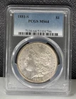 1881-S Morgan Silver Dollar PCGS MS64 (796)