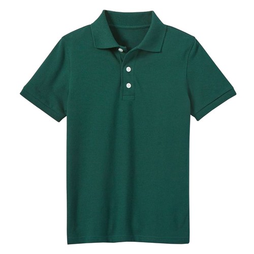 Boys School Uniform Short Sleeve Polos Shirts Color - Sizes 4-20 Cotton Blend - Picture 11 of 16