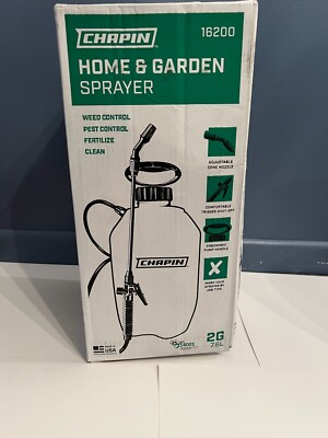 Chapin 16200 2-Gallon Made in USA Garden Pump Sprayer with Ergonomic Handle