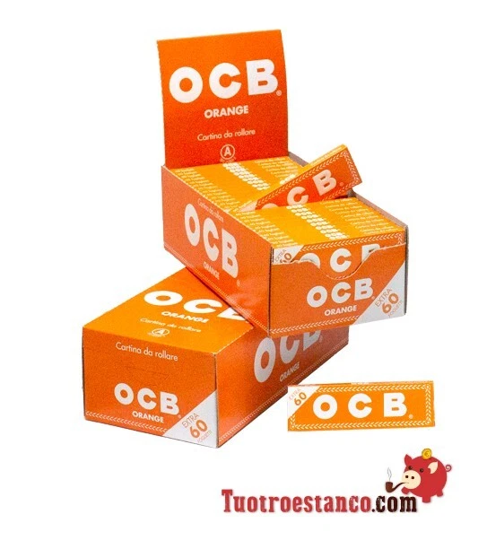 Pack DUE Cartine OCB Orange de 70 mm - 100 libretto - Imagen 4 de 4