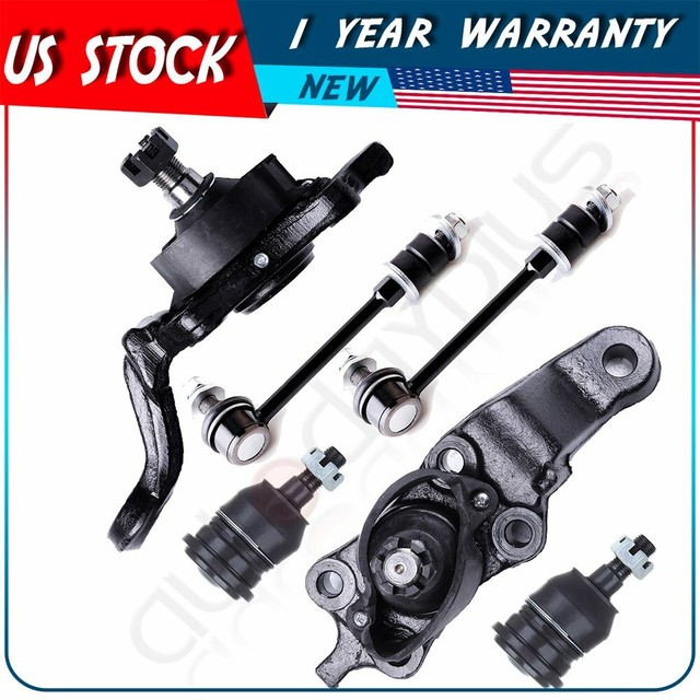 For 2004-2005 Toyota Tundra Steering 6pc Upper Lower Ball Joint Tie Rod