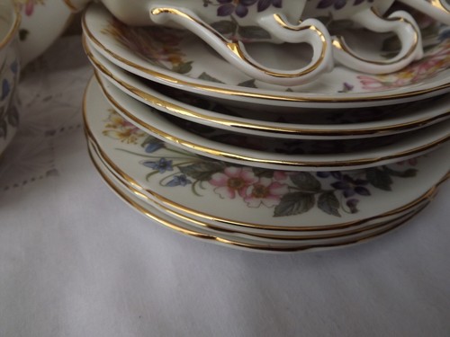 Paragon "Country Lane" 21 piece Tea Set - Porcelain china - Made in England - Picture 8 of 18