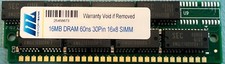 16 FPM NON-PARITY 60NS SIMM 30-PIN 5V 16X8 MEMORY RAM