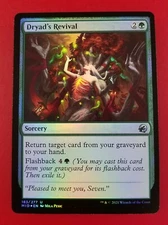 1x Dryad's Revival | FOIL | Innistrad Midnight Hunt | MTG Magic Cards