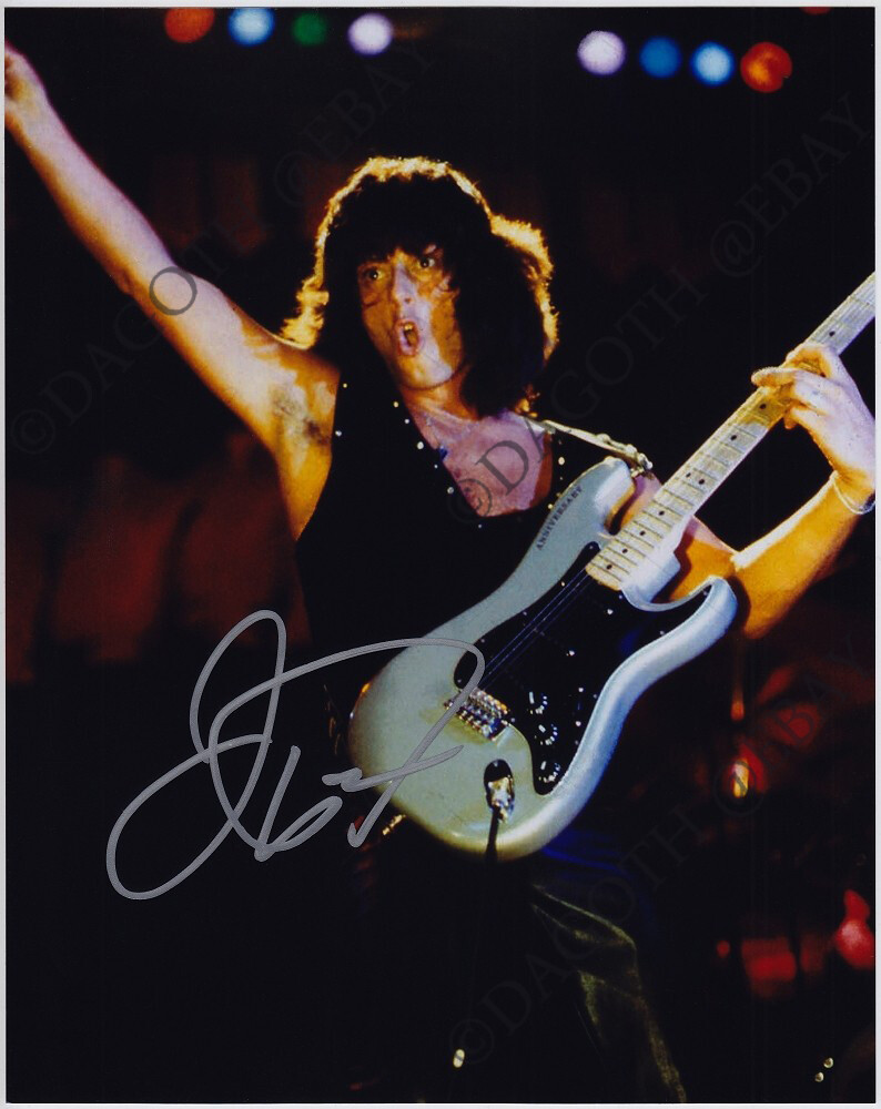 RAINBOW 8x10 Photo JOE LYNN TURNER Deep Purple I Surrender