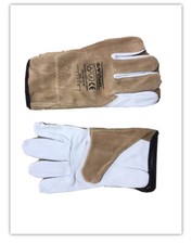 10 x Premium Leather Welding Workers Gardening Gardeners Safety PPE Gloves