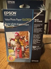 Epson Value Photo Paper Glossy Inkjet 100 Sheets 4”x6" C13S400034