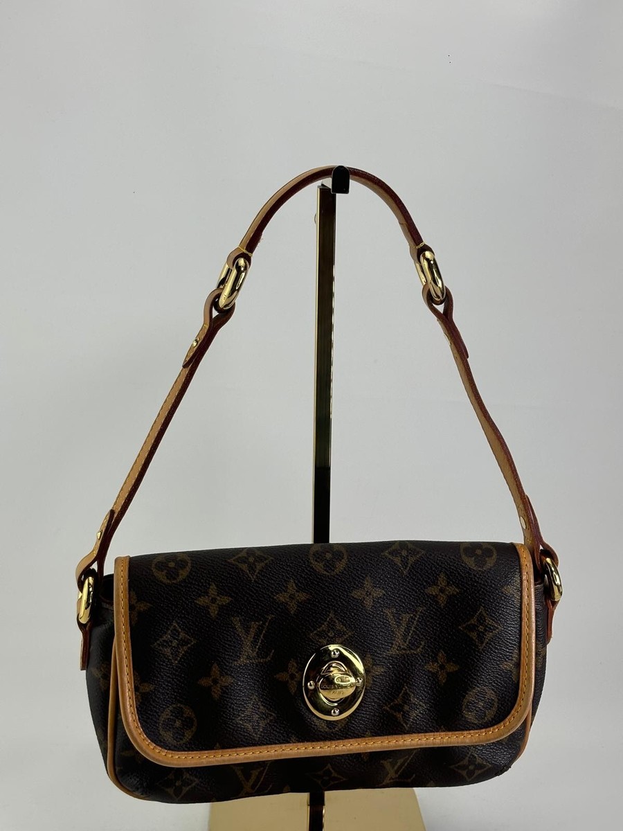 Authentic Louis Vuitton Tikal PM Monogram Canvas Leather Shoulder