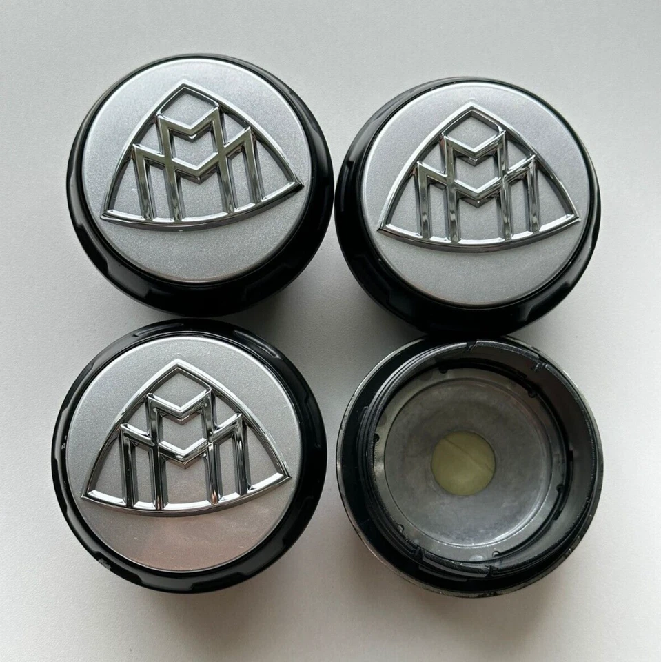 4 peças cubo central Maybach S680 S600 S580 GLS600 tampa de roda PARAFUSO 68mm/2,67 polegadas - Imagem 3 de 4