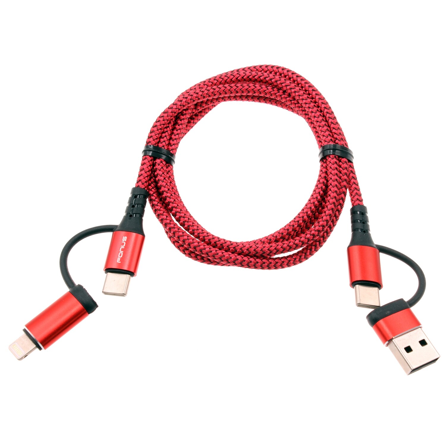 Fast Charging USB-C Cable for Galaxy S20 S21 S23 FE 4-in-1 Power Cord