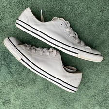 Converse Chuck Taylor All Star Slip-On Leather Fashion Shoe White Women's Size 7