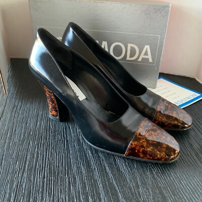 Rossimoda Black High Heel Pumps M Vintage Nordstrom $220
