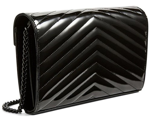 $1890 New Saint Laurent YSL Medium WOC Chain Wallet Patent Leather Purse Bag Box - 第 2/11 張圖片