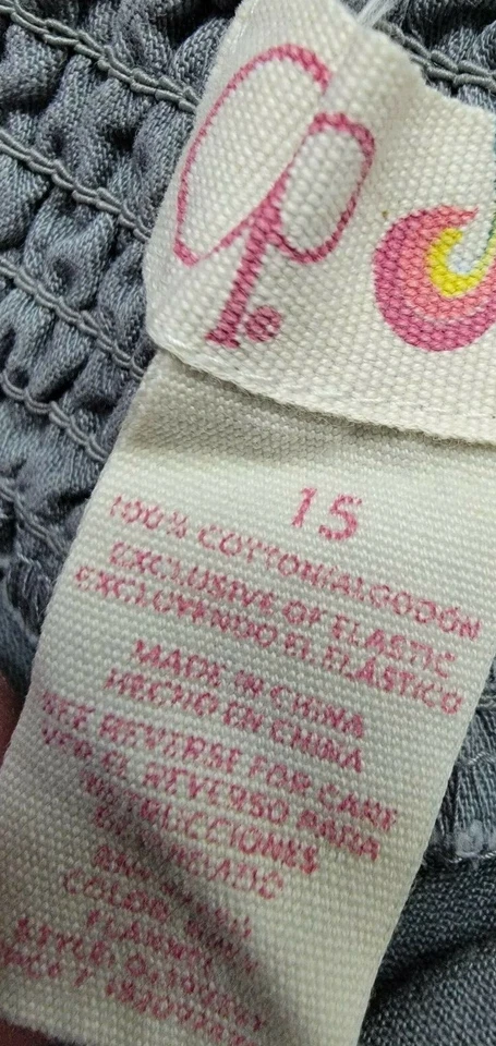 Op Juniors Womens Skirt Size 15 Gray - Image 2 of 4