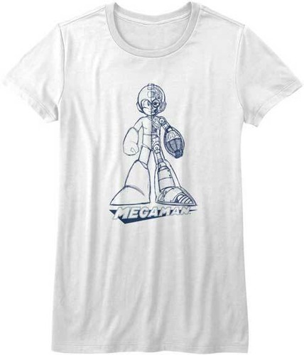 Pre-Sell Mega Man Video Game Licensed Ladies Women's T-Shirt - Picture 19 of 24