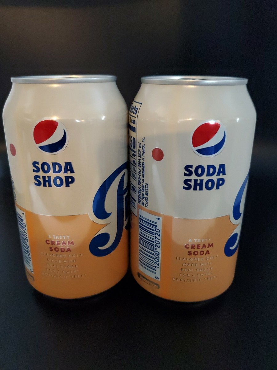 2 Pepsi-Cola Soda Shop Cream Soda Cola 50th Anniversary 12