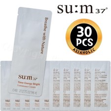 SU:M37 Time Energy Bright Luminous Cream 1ml x 30pcs 30ml Sample Sum37 Newest