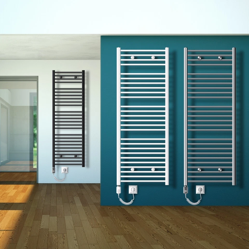 Radiatore elettrico bagno termosifone calorifero con elemento di riscaldamento