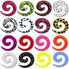 2er Set Dehnschnecken Stretching Set Snail Expander Helix Tunnel 2 3 4 5 6 8 10