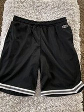 Gap Fit Boys Sz. L Black W/ White Design Classic Sport Shorts. Great Pair