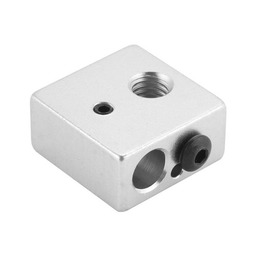 Print Extruder Nozzle Brass Heater Block For MK8 Makerbot 3D Printer Anet A8 - Photo 6/7