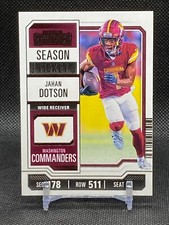 2023 Panini Contenders - Season Ticket Retail #99 Jahan Dotson Commanders