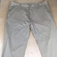 Rhone Commuter Pants Mens 40x32 Performance Stretch Golf Chinos Beige