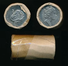 Australia: 1991 50c Ram's Head Roll of 20 Choice/ Gem, Cat $16 each in UNC