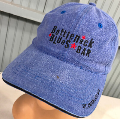 Bottleneck Blues Bar St. Charles Missouri Strapback Baseball Cap Hat