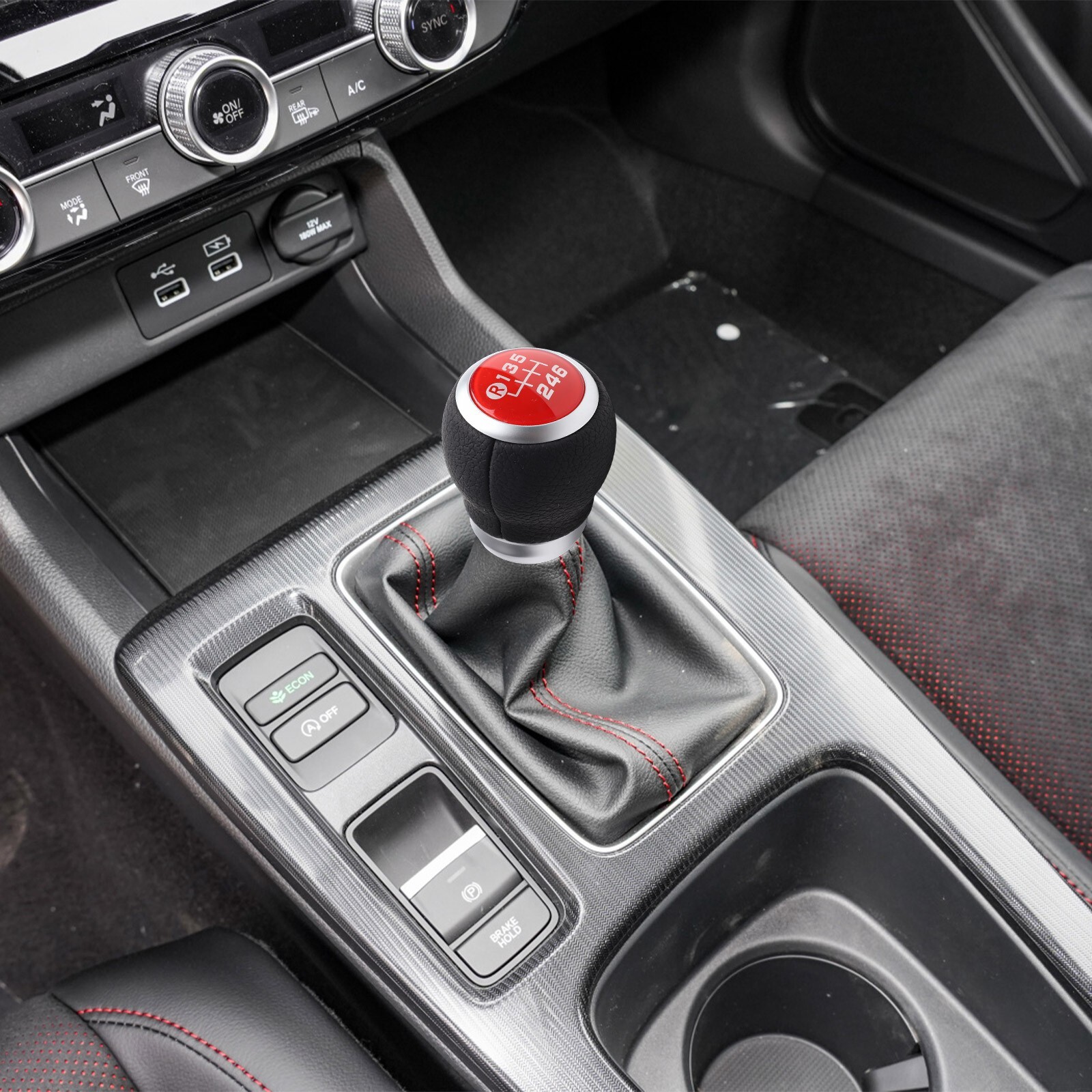 For BRZ For Toyota 86 For SCION FRS Shifter Knob Red Manual Gear Shift