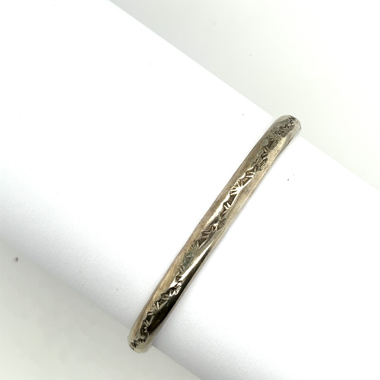 925 Solid Silver Fancy  Bangle - image 2