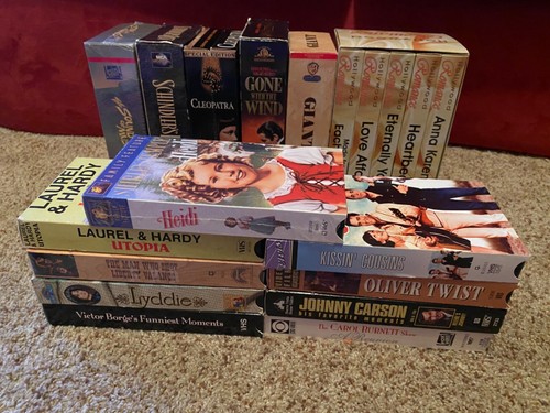 VHS 19 -Family/Comedy/Classics: Sound of Music, Elvis, Shirley Temple, Carson-VG - Picture 3 of 12