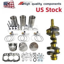 for Yanmar 3TNV80F-SPSY2 3TNV80F-SPTB Engine Overhaul Rebuild Kit+crankshaft