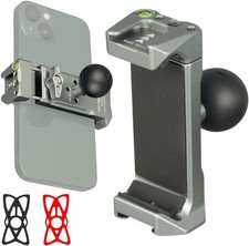 Aluminum Cell Phone Holder with 1 Inch Ball Mount Adapter Compatible with RAM