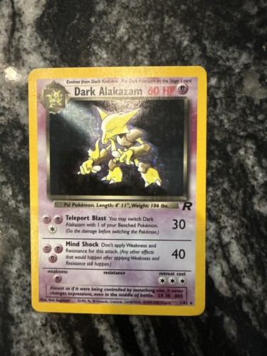 Dark Alakazam — Team Rocket