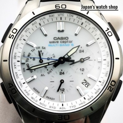 CASIO WAVE CEPTOR WVQ-M410-7AJF White Tough Solar Men's Watch New in Box