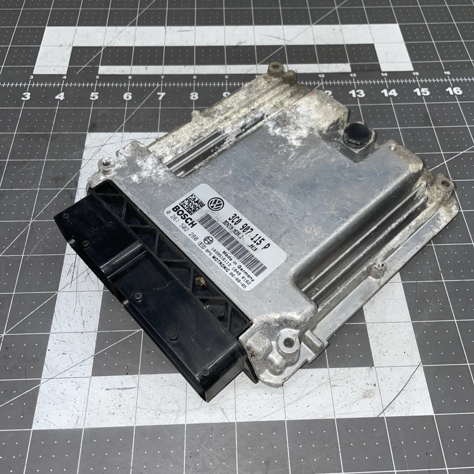 Volkswagen Passat 2006 2010 motor módulo informático ECM ECU 3C0 907 115 P OEM Foto 2 de 4